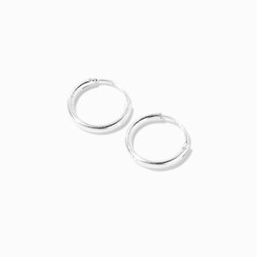 Sterling Silver 10MM Hoop Earrings,