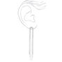 Silver-tone Rhinestone Horse Tail Fringe 4&quot; Drop Earrings,
