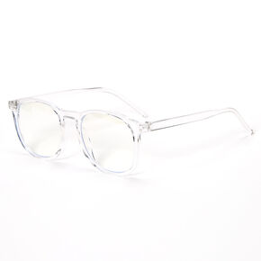 Solar Blue Light Reducing Round Clear Lens Frames,