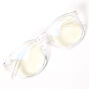 Solar Blue Light Reducing Round Clear Lens Frames,