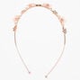 Rose Gold Frosted Floral Headband,