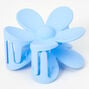 Matte Blue Flower Hair Claw,