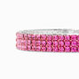 Pink Ombr&eacute; Rhinestone Stretch Bracelet,