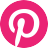 Pink background with white Pinterest icon